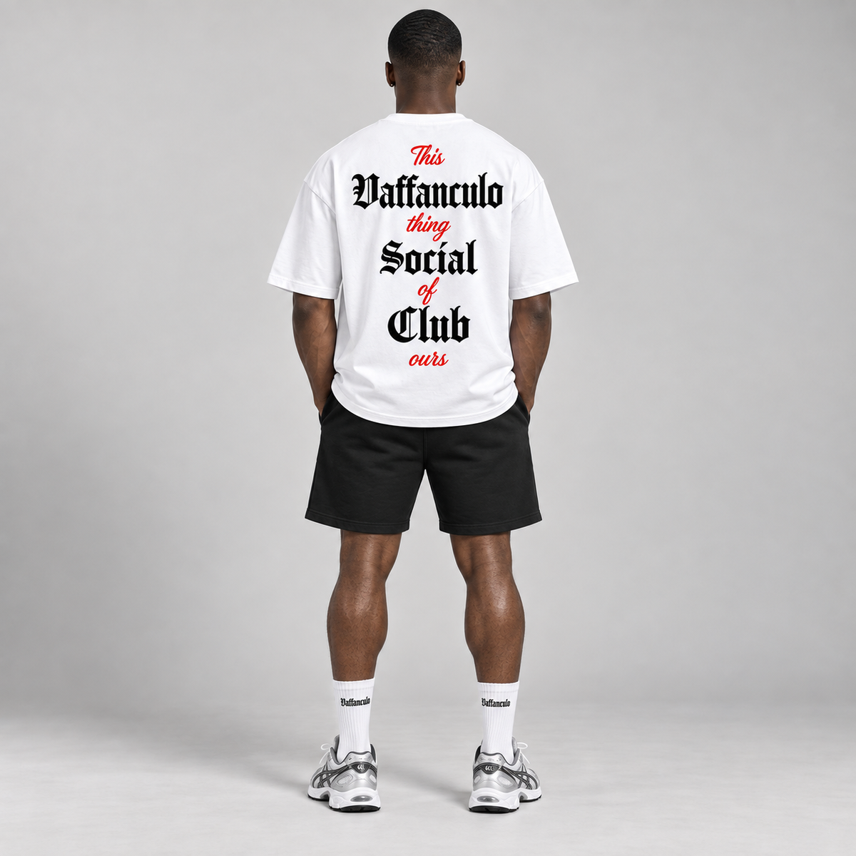 Social Club Oversized Tee - White